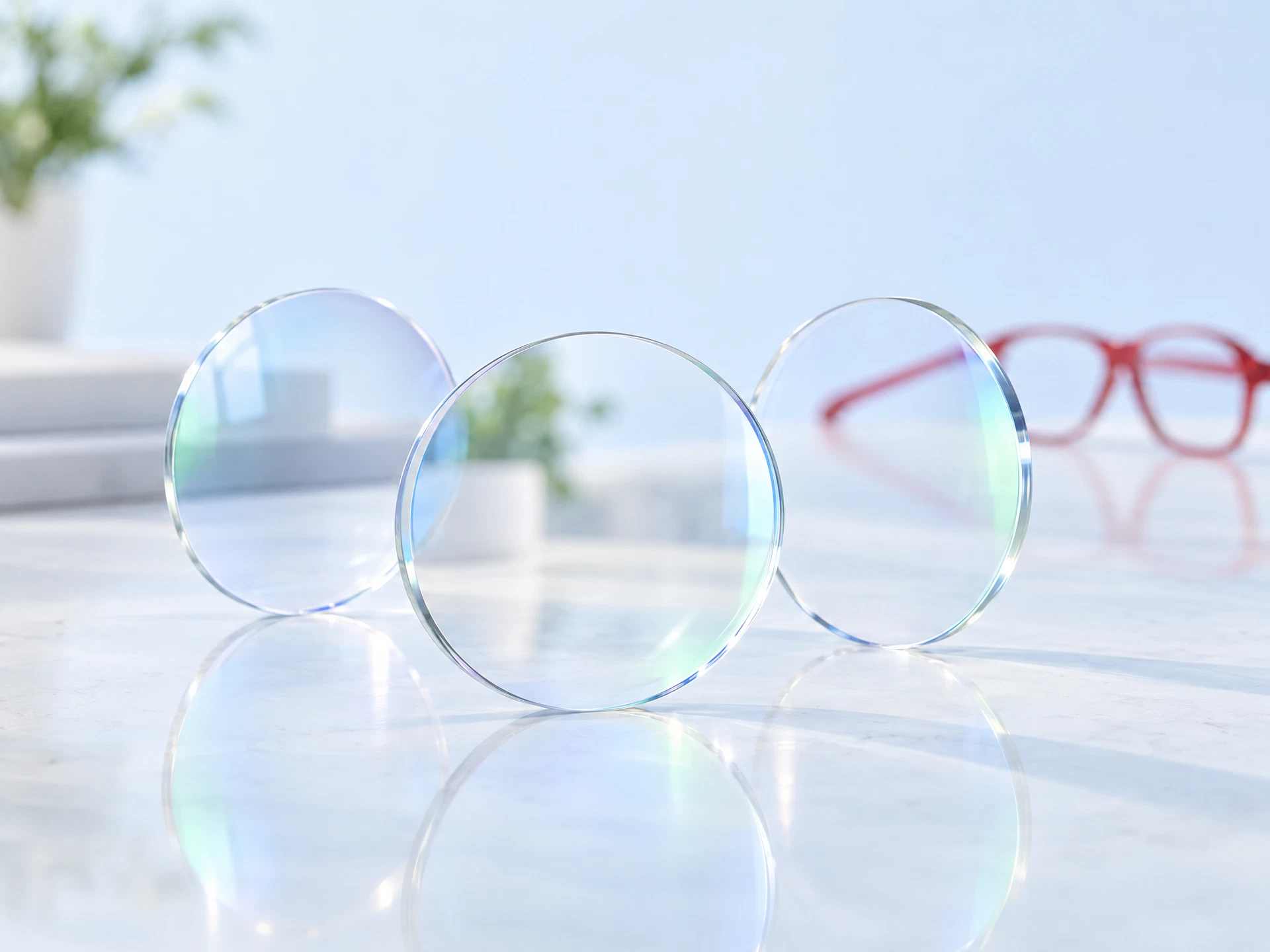 Lentes de grau com tratamento antirreflexo